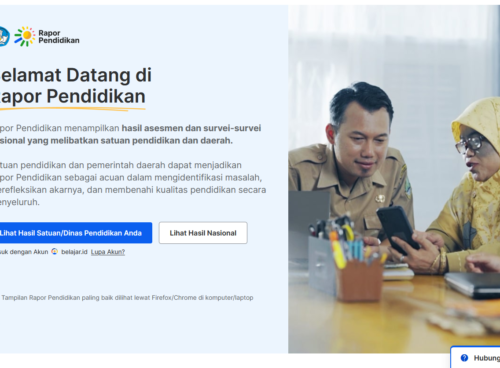 Rapor Pendidikan Indonesia, Platform Data Pendidikan Terbaru dari Kemendikbud